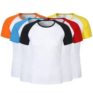 Bukerカスタムオールオーバープリント100% ポリエステルTシャツ昇華印刷ホワイトプレーンプラスサイズメンズTシャツ
