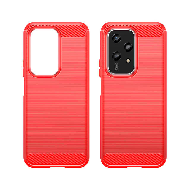 For Honor 200 Lite/Magic 6/X8B/100/X6A/X9B/V30/8S Cover TPU Carbon Fiber Heat Dissipation Protection Ultra Thin Phone Back Case