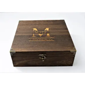 새로운 스타일 슬라이딩 뚜껑 포장 저장 보석 와인 향수 선물 나무 상자