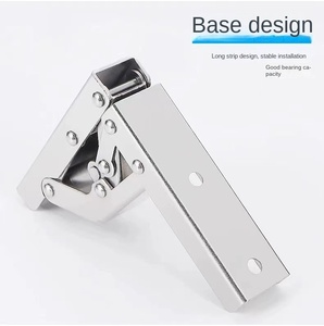 Support OEM Personnalisé 90 Degrés Bande <span class=keywords><strong>de</strong></span> Charnière Sans Poinçon 180 <span class=keywords><strong>Pont</strong></span> Pliant Type Ressort Accessoires <span class=keywords><strong>de</strong></span> Quincaillerie - Product Image 5