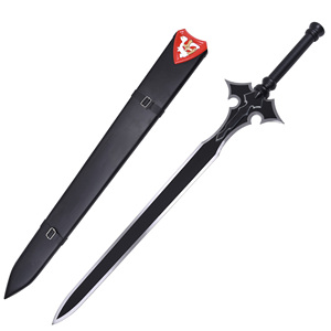 Ming Hu <span class=keywords><strong>Sword</strong></span> <span class=keywords><strong>Art</strong></span> <span class=keywords><strong>Online</strong></span> Saison <span class=keywords><strong>2</strong></span> Epée sacrée Chapitre ALO EOG Kirito Arme Épée Noire COS Accessoires - Product Image 6