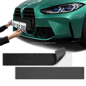Autocollants de <span class=keywords><strong>plaque</strong></span> d'<span class=keywords><strong>immatriculation</strong></span> de voiture Double face, ruban adhésif <span class=keywords><strong>noir</strong></span> réutilisable, support de <span class=keywords><strong>plaque</strong></span> d'<span class=keywords><strong>immatriculation</strong></span> de voiture, autocollant à crochet et boucle - Product Image 6