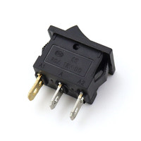 Interrupteur à bascule lumineux KCD1 20A à courant élevé avec indicateur LED 15*21mm pour contrôle de puissance bateau