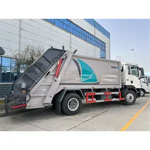 Заводская поставка 12-14m3 4x2 SINOTRUK HOWO уплотнитель мусоровоз, используемый в Африке