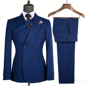 Dernier design de costumes pour hommes marron, 2 pièces, veste et pantalon, ceinture de poitrine, style business, pour les occasions sociales, costumes de mariage, costume de marié sur mesure - Product Image 3