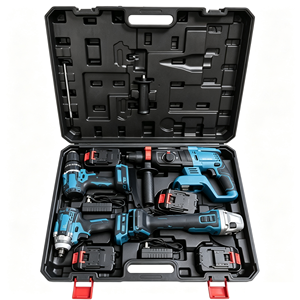 Nova Chegada: Kit de Furadeira Elétrica Sem Fio Multifuncional para Uso Doméstico e Conjunto de Ferramentas para Marcenaria e Mecânica com Bateria CE - Product Image 1