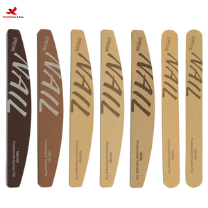 Lima de Uñas de Esponja de Papel de Lija de Doble Cara, Lavable, con Diseño Profesional, Grano 80/100/180/240, Descuento por Compra al por Mayor - Product Image 1
