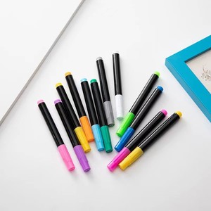 Liquido <span class=keywords><strong>cancellabile</strong></span> pennarelli gesso bagnato cancellare colori assortiti di 12 Pack penna di vetro per <span class=keywords><strong>lavagna</strong></span> - Product Image 6