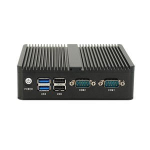EPC เงียบเคสคอมพิวเตอร์ขนาดเล็กไม่มีพัดลมดีไซน์ RJ45 LAN คู่ RS232 COM 4พอร์ต USB อุตสาหกรรมมินิพีซี - Product Image 2