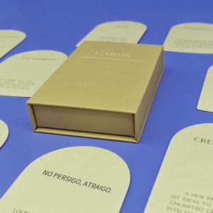 Tùy chỉnh in ấn lo lắng tinh thần khẳng định thẻ vòm hình dạng hàng ngày khẳng định thẻ boong Truyền Cảm Hứng Tự hộp giấy - Product Image 4