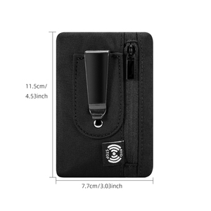 Portafoglio Sottile con Clip Nascosta RFID, Funzione di Blocco RFID, Porta Carte di Credito e Documenti per Donne e Uomini - Product Image 3