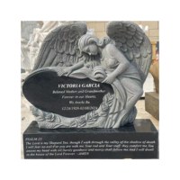 Personnalisé Moderne Style Européen Granit Pierre Tombale Marbre Ange Pierre Tombale Monuments pour Cimetière Utiliser Tombes Commémoratives Personnalisées