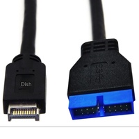 Cable de extensión USB 3.1 para panel frontal a conector USB 3.0 de 20 pines, 30 cm, para placa base ASUS