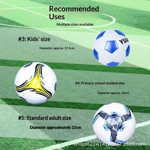 Soccer Balls Stock Wholesale Sizes 5/<strong>4</strong>/3 for Adults Middle/<strong>Primary</strong> <strong>School</strong> Students Children Kindergarten Training <strong>Exam</strong> Use YS501 - Product Image 2