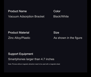 Supporto per Telefono Auto Girevole a 360 Gradi con <span class=keywords><strong>Magnete</strong></span> Potente e Ventosa, Supporto Estensibile Durevole per <span class=keywords><strong>Cellulare</strong></span> da Auto - Product Image 6