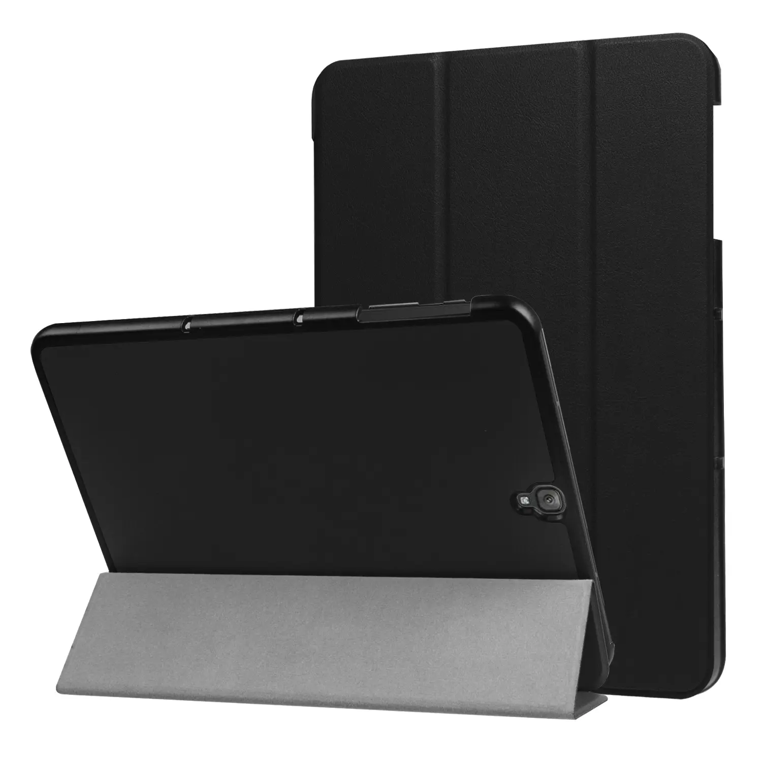 Trifold Slim Stand Leather Flip Case Hard Shell Cover for Samsung Galaxy Tab S3 9.7 SM-T820 SM-T825
