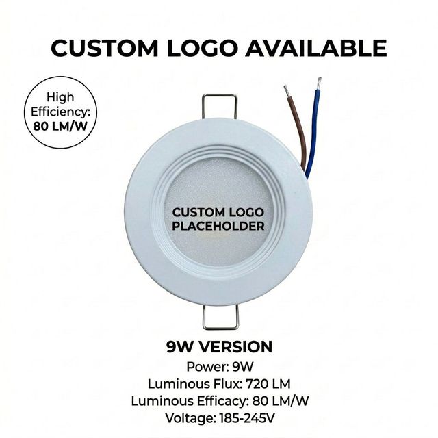 Promotional Led Downlight Wholesales Model Spotlight Recessed Ceiling Down Light with 9w Modern LED Downlight