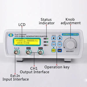 MHS-5200A çift kanal tam CNC keyfi dalga fonksiyonu sinyal jeneratörü DDS sinyal kaynağı frekans metre - Product Image 3