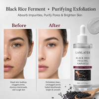 Crème Visage Réparatrice Éclaircissante et Blanchissante à l'Extrait de Riz Noir, Formule Personnalisée, Vente Directe Usine
