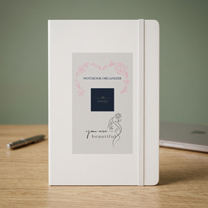 Quaderno a Spirale AmoreBell Formato A5, 100 Fogli, Copertina in Pelle, Rilegatura Termica, Stile Stampato, Organizer per Uso Scolastico - Product Image 3
