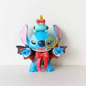 QIXI carino pigiama <span class=keywords><strong>Stitch</strong></span> <span class=keywords><strong>Lilo</strong></span> & <span class=keywords><strong>Stitch</strong></span> 2.0 Blind Box in PVC bambola in resina per bambini borsa ciondolo regalo con tema animali divertenti - Product Image 5