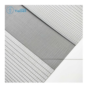 Stores occultantes doubles zébrées en tissu occultant écologique durable sur mesure pour fenêtre française - Product Image 4