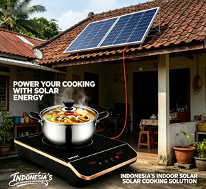 Table de cuisson à induction solaire AMOR pour l'Indonésie, fait bouillir 1L en 6 minutes, autonomie de 3 heures - Product Image 3