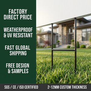Coated Sign Holders for 5mm/6mm Corrugated Plastic <strong>Signs</strong> Real Estate &amp; Events-H <strong>Wire</strong> Stakes Yard Sign Compatible Plastic Sheets - Product Image 1