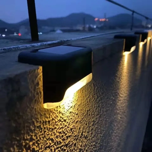 <b>Solar</b> LED <b>Lights</b> Outdoor Garden <b>Light</b> Deck Lamp <b>Solar</b> Stairs <b>Light</b> Waterproof <b>Solar</b> <b>Step</b> Lamp Patio Garden Decor - Product Image 1