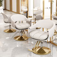 Nouveau salon de coiffure de mode salon de coiffure dédié chaise de barbier rotative élévatrice
