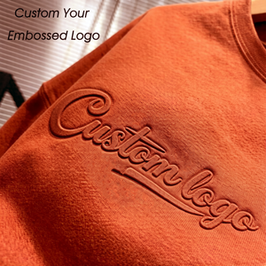 T-shirt Homme en Coton Bio avec Logo en Relief OEM, Impression Puff, Coupe Oversize, Motif Graphique Personnalisé, T-shirts Homme Oversize en Relief 3D - Product Image 1