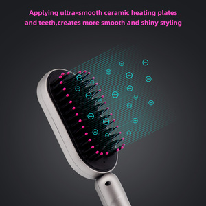 Cepillo Alisador de Cabello Portátil RUCHA, Peine Eléctrico para Cabello, Peigne Chauffant, Lisseur, Peine Iónico para Alisar el Cabello - Product Image 3