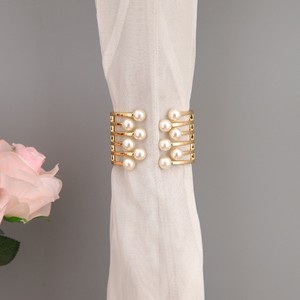 Elegant Crystal Flower Magnetic Curtain Rope <strong>Tieback</strong> - Product Image 4