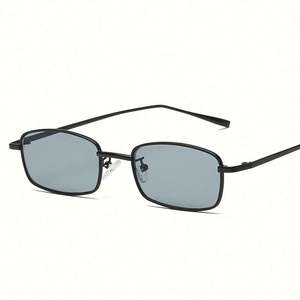 Gafas de Sol Rectangulares Metálicas Vintage UV400 de Moda 2019, Gafas de Sol Cuadradas Pequeñas para Mujer - Product Image 4