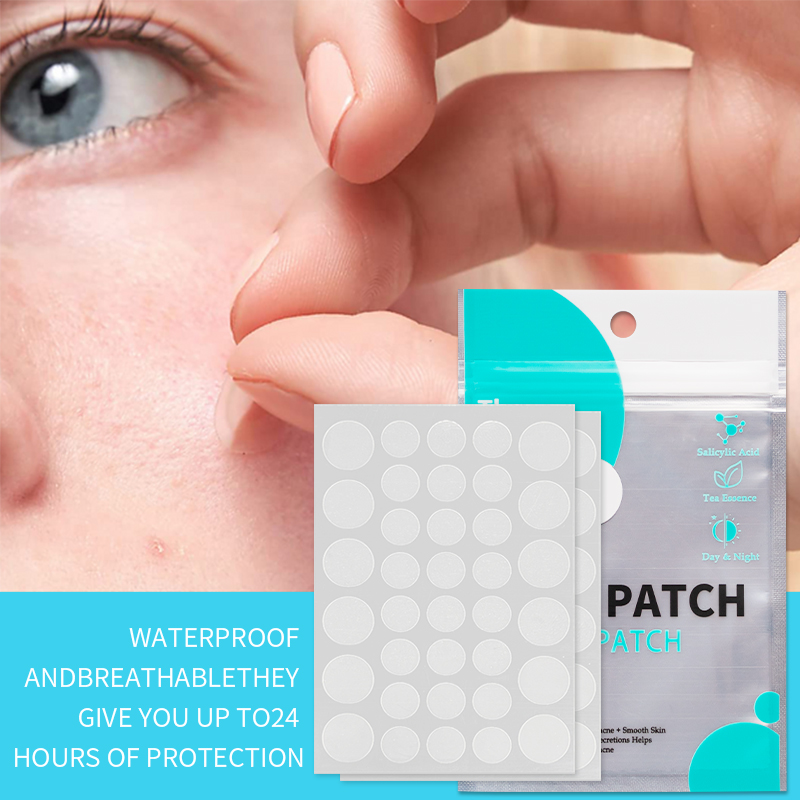 Прямая продажа с завода, гидроколлоидный прозрачный патч для лечения акне, патч для лечения пятен, патч для лечения прыщей и акне