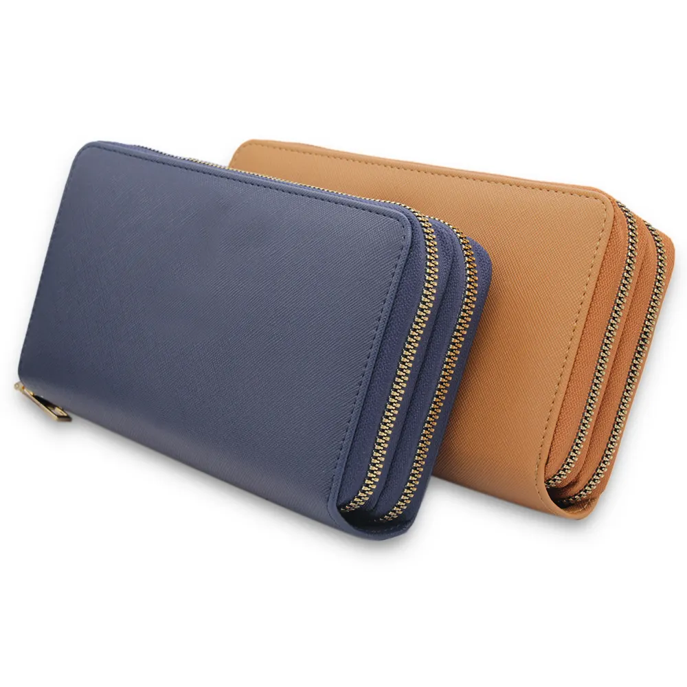 Women Wallet Purses Long Zipper Genuine Leather Ladies With Card Holder Wallet