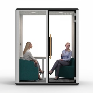 Hiện đại cách âm gian hàng trong nhà văn phòng Pod âm thanh bằng chứng ghi âm phòng thu gian hàng âm thanh âm thanh cô lập nhiều người họp gian hàng - Product Image 3