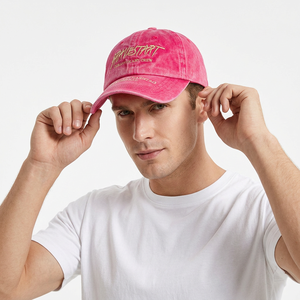 Gorra de Béisbol Bravestart de 6 Paneles, Rosa, de Lona de Algodón, Bordada, Estilo Urbano, Ajustable, Unisex, para Adultos, Informal - Product Image 3