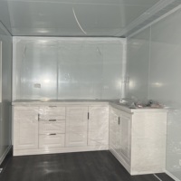 Maison Conteneur Extensible Moderne Préfabriquée de 20/40 Pieds Australie avec Salle de Bain Complète et 2/3 Chambres