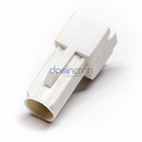 Conector RF Macho Fakra, Código B, Montaje en PCB con Orificio Pasante para Antena de Radio de Coche