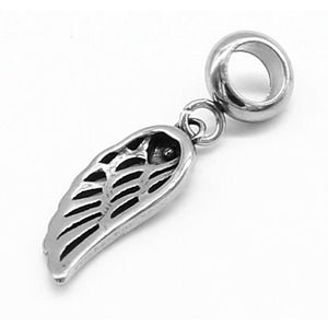 Pendentif en forme d'ailes en acier inoxydable Yunnique pour bracelet, accessoire de bijoux unisexe, fabriqué à Guangzhou - Product Image 2