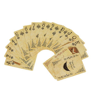 Style vintage <span class=keywords><strong>Alice</strong></span> Wonderland Poker Deck <span class=keywords><strong>Jeux</strong></span> de société rétro Papier fini mat Cartes à jouer en plastique jamais ouvertes - Product Image 1