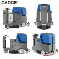 Autolaveuse autoportée F560 avec batterie, balai raclette de 830 mm, pour entrepôts et ateliers, fabrication OEM
