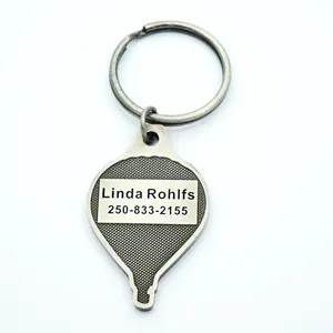 זול Keyring לוגו מותאם אישית אמייל מפתח שרשרת עיצוב קידום מכירות עתיק ציפוי מתכת מחזיקי מפתחות מפתח שרשרת