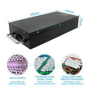 Съемный электрический велосипед, литий-ионный аккумулятор для мотоцикла, Сменный аккумулятор для Citycoco, 60 В, 20 А · ч, аккумулятор для электрического скутера - Product Image 2