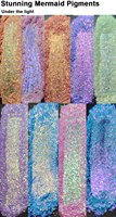 Mcess ÉCHANTILLONS GRATUITS Vente en gros Colorshift Sparkle Metallic Powder Caméléon Pearl Powder Pigment en poudre de mica