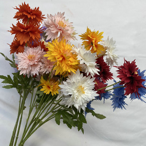 Bouquet de fleurs artificielles Queyiyi 30cm-100cm, style nordique, décoration d'intérieur, accessoires de mariage - Product Image 1
