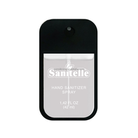 Désinfectant pour les mains avec logo personnalisé, spray désinfectant pour les mains à base d'alcool antibactérien, savon liquide en spray avec arôme et formule sans eau