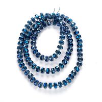 Perles en verre pour la fabrication de bijoux, perles d'espacement à facettes, en cristal, nouveau design, 8mm, vente en gros, pièces