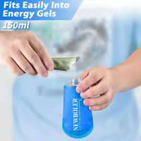 Gourde souple pliable personnalisable avec logo, 500 ml, pour la course à pied, le camping, la randonnée, disponible